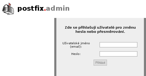 Úvodná obrazovka užívateľa
